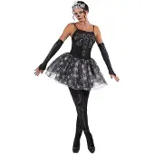 MOM Skeleton Ballerina Woman Costume Noir M Enfants