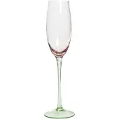 Beliani Diopside, Verres à vin, Transparent, Vert, Rose