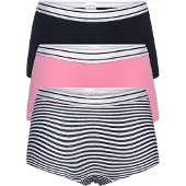 Schiesser Sous-vêtements bleu marine / rose / noir / blanc