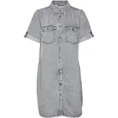 Vero Moda Robe-chemise 'Jennie' gris denim