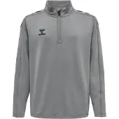Hummel Sweat de sport gris chiné / noir