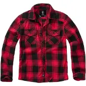 Brandit Chemise rouge / rouge foncé / noir