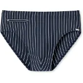 Schiesser Maillot de bain marine / blanc