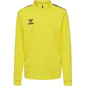 Hummel Sweat de sport jaune foncé / noir