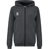 Hummel Veste de survêtement 'Authentic Pl' gris foncé / blanc