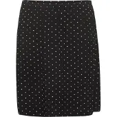 KAFFE CURVE Jupe 'Rachel' noir / blanc