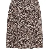 KAFFE CURVE Jupe beige / marron / noir / blanc