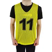 Powershot Numbered 1-11 Training Bib 11 Units Jaune Homme