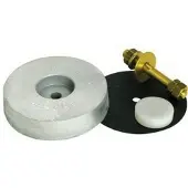 Tecnoseal Galvanized Stern Anode 3.09kg Gris 125 mm