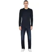 Armani Exchange 8nzm77_zja5z Long Sleeve T-shirt Bleu M Homme