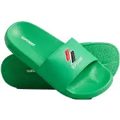 Superdry Code Essential Pool Slides Vert EU 36-37 Femme