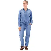 Pepe Jeans Chleo Long Sleeve Jumpsuit Bleu S Femme