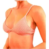 Rhythm Wave Break Fixed Bikini Top Rose L Femme