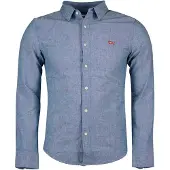 Levi's Battery Housemark Slim Long Sleeve Shirt Bleu XS Homme