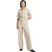 G-Star Utility Long Sleeve Jumpsuit Beige L Femme