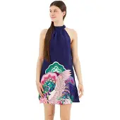 Superdry Printed Sleeveless Short Dress Multicolore 2XS Femme