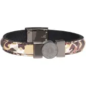 Police Pj25556blu02l Bracelet Marron Homme