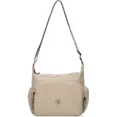 Roncato Rolling Hobo Bag Beige