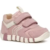 Geox Iupidoo Infant Trainers Rose EU 23 Fille