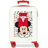 Disney pour fille. 2611721 Valise de cabine Minnie Diva blanche, rouge -38x55x20cm (OSFA), Casuel, ABS/Polycarbonate, mode enfantine