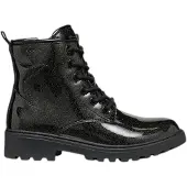 Geox Boots enfant J CASEY GIRL GLITTER filles - Noir - 30