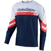 Troy Lee Designs Se Ultra Factory Long Sleeve Jersey Orange,Bleu L Homme