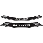 Puig Special Yamaha Mt-09 Rim Stripe Argenté