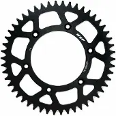 Wrp Pignon arrière pour Yamaha YZ/YZF/TTR/WR/WRF 1999-2016, noir, 48 dents