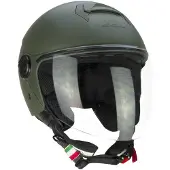 Cgm 167a Flo Mono Long Screen Open Face Helmet Vert XS