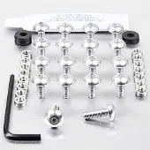 Pro Bolt Ktm Fktm410s Fairing Screw Kit Argenté