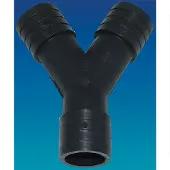 Rule Pumps Connecteur en Y Noir 1 1/8'' Noir 1 1/8