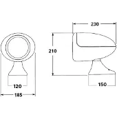Matromarine 4040397 Lumière à Commande électronique 24v