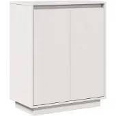 vidaXL Sideboard Blanc 60x34x75 cm Pin massif