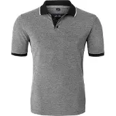 MARVELIS Homme Marvelis Casual Regular Fit Polo noir,