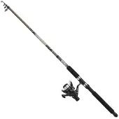Mitchell Tanager Camo Ii Tele Spinning Combo Argenté 2.40 m / 10-30 g