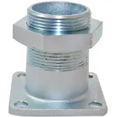 Bukh Exhaust Flange Argenté