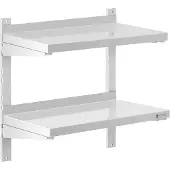Royal Catering Expondo Étagère murale - 2 tablettes - 30 x 60 cm