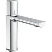Schutte Mitigeur de lavabo SCHÜTTE NEW YORK, mitigeur de salle de bain avec bouchon escamotable en chrome