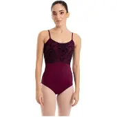 Intermezzo Manilastrap Sleeveless Leotard Violet XS Femme