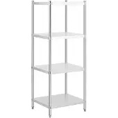 Royal Catering Étagère inox - 70 x 60 x 180 cm - - 200 kg
