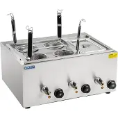 Royal Catering Cuiseur à pâtes - 4 paniers - Bac GN 1/3