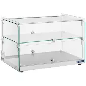 Royal Catering Vitrine neutre - 50 l - 2 niveaux RCKV-02-N