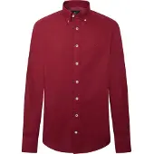 Hackett Dyed Oxford Long Sleeve Shirt Rouge 2XL Homme
