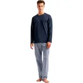 Emporio Armani 111860-4f576 Long Sleeve Pyjama Bleu XL Homme