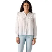 Levi's Blouses GIANNA LS BLOUSE femmes - Blanc - EU XS