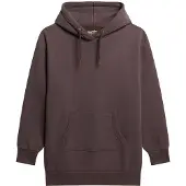 Superdry Femme Robe à Capuche Avec Strass Effet Tatouage Noir Taille: 34-36