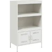 vidaXL Highboard blanc 68x39x113 cm acier