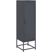 vidaXL Highboard Anthracite 36x39x123 cm Acier