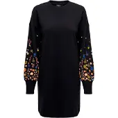 ONLY Robe 'ONLBrooke' bleu roi / jaune / orange / noir