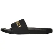 Superdry pour homme. MF310255A Tongs végétaliennes avec logo noir (42/43), Plat, Aucun, Beachwear